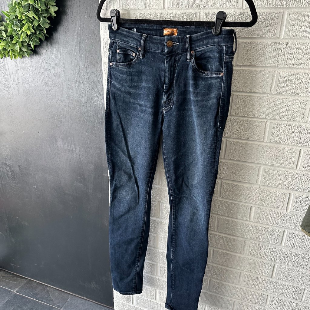 Mother Women's Dark Wash Ankle Jeans - Indigo Blue